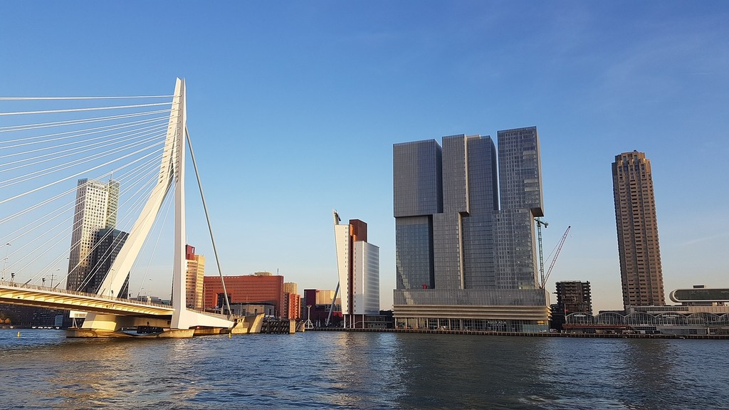 Widok na Rotterdam